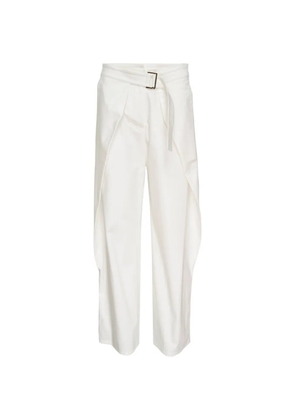 Club21 Collection Adele belted trousers - White