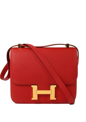 Hermès Pre-Owned 24 Constance leather cross body bag - Red