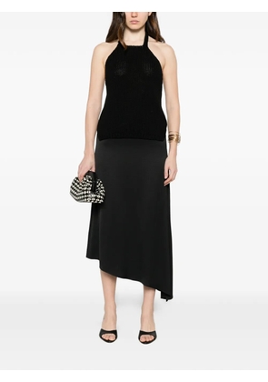 Peserico asymmetric-hem skirts - Black