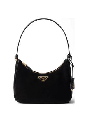 Prada Re-Edition 2005 suede mini-bag - Black