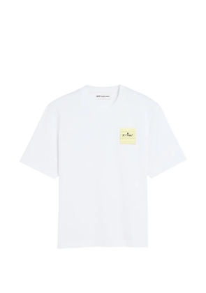 AMI Paris cotton post it 'Je t'aime' T-shirt - White