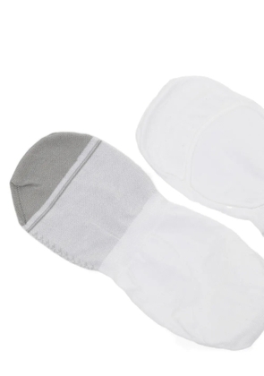Zegna piquet socks (pack of three) - White