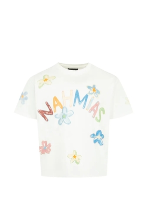 Nahmias Super Bloom boxy T-shirt - White