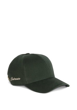 Balmain washed cotton cap - Green