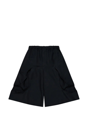 Black Comme Des Garçons cut-out wide-leg trousers