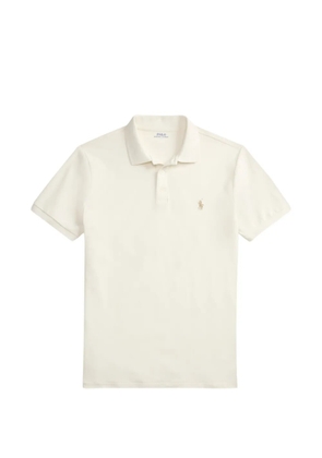 Polo Ralph Lauren logo embroidered polo shirt - White