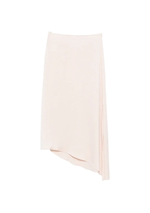 Peserico asymmetric-hem midi skirt - Pink