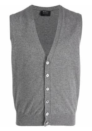 Dell'oglio V-neck cashmere cardigan - Grey
