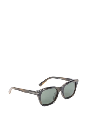Zegna tortoiseshell-effect square-frame sunglasses - Green