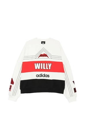 adidas x Willy Chavarria NY graphic-print sweatshirt - White