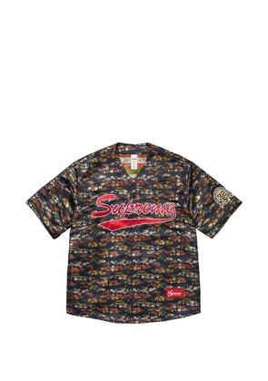 Supreme floral-jacquard jersey - Black