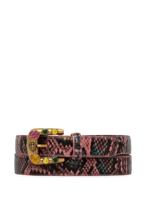 Kurt Geiger London embellished buckle belt - Pink