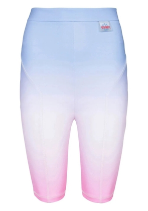 Balmain x Evian gradient-effect bermuda shorts - Pink