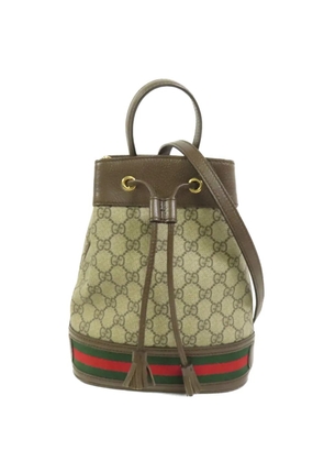 Gucci Pre-Owned small Ophidia GG bucket bag - Neutrals