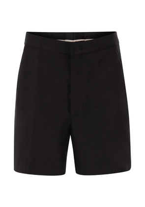 Tagliatore Elle linen shorts - Black