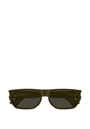 Saint Laurent Eyewear SL 898 geometric-frame sunglasses - Green
