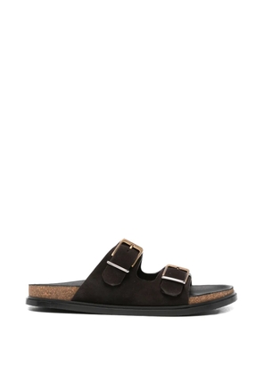 The Row buckle-fastening sandals - Brown