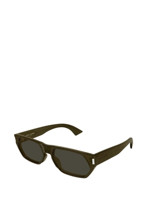 Saint Laurent Eyewear SL 898 geometric-frame sunglasses - Green