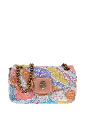Kurt Geiger London Mini Pimlico sequin-embellished shoulder bag - Pink