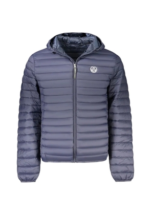North Sails hooded padded jacket - Blue