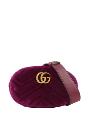 Gucci Pre-Owned GG Marmont matelassé belt bag - Purple