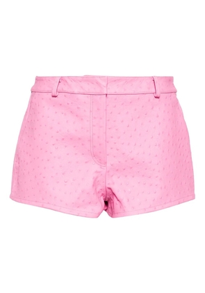 Casablanca leather shorts - Pink