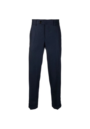 Brunello Cucinelli belt-loops trousers - Blue