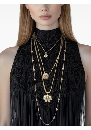 Anton Heunis Thalasse crystal-embellished necklace - Pink