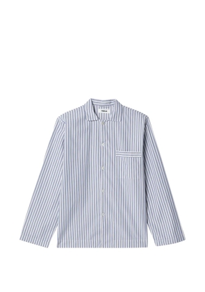 TEKLA Skagen striped pajama shirt - White