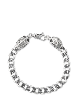Emanuele Bicocchi skull-detail bracelet - Silver
