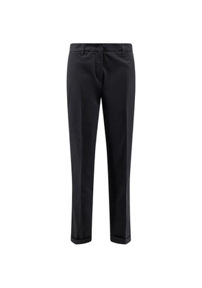 ASPESI pressed-stud turn-up trousers - Black