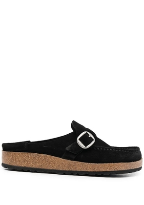 Birkenstock closed-toe suede mules - Black