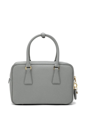 Prada triangle-plaque tote bag - Grey