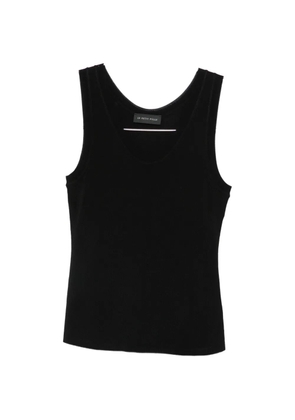 Le Petit Pulle scoop-neck top - Brown