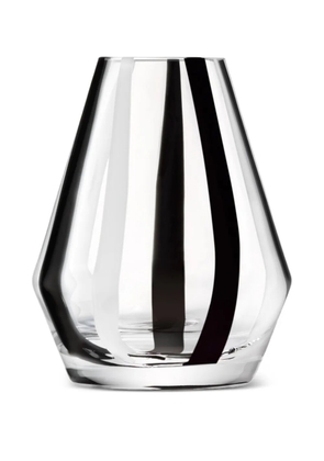 LSA International Stripe vase (14cm x 11cm) - White