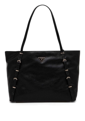 GUESS USA logo-plaque tote bag - Black