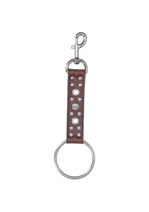 Martine Rose stud-embellished keyring - Brown
