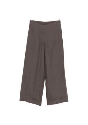 Su wide-leg trousers - Brown