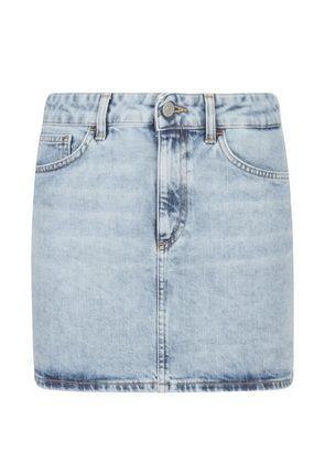 DONDUP faded-wash skirt - Blue
