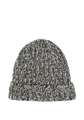 Brunello Cucinelli ribbed beanie hat - Grey