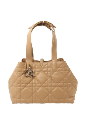 Christian Dior Pre-Owned medium Toujours cannage-quilted leather handbag - Neutrals