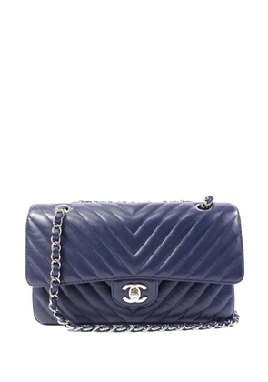 CHANEL Pre-Owned Classic Flap Chevron shoulder bag - Blue