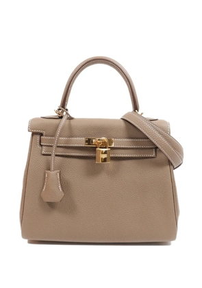 Hermès Pre-Owned Kelly 25 calfskin tote bag - Brown