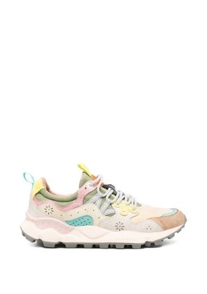 FLOWER MOUNTAIN Yamano 3 lace-up sneakers - Neutrals