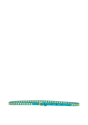 Prada skinny eyelet belt - Blue
