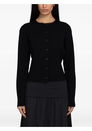 SAMSOE SAMSOE Saanne ribbed-trim cardigan - Black