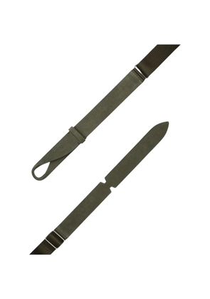 Orciani suede panelled belt - Green