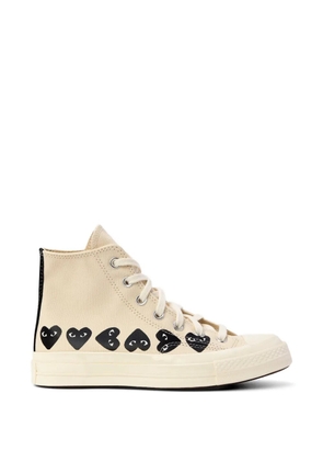 Comme Des Garçons Play x Converse Chuck 70 multi-heart sneakers - Neutrals