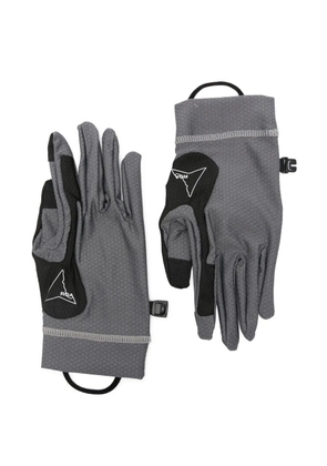 ROA honeycomb-pattern gloves - Grey
