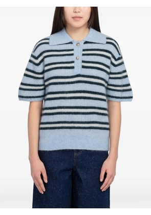 MINIMUM Ruth knit polo shirt - Blue